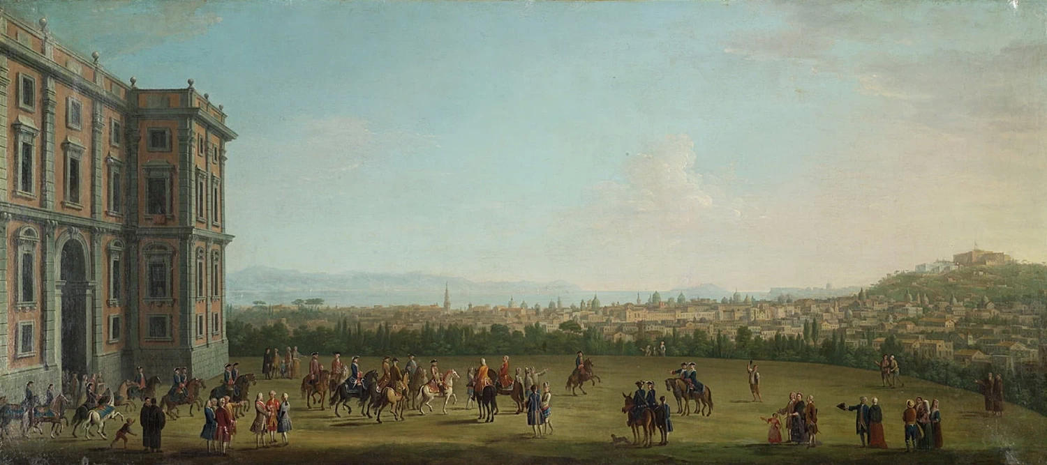 Veduta di Napoli dal Palazzo di Capodimonte - Kunsthistorisches